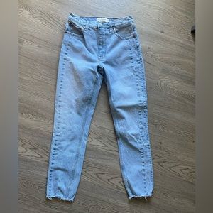 Abercrombie Straight Skinny High Rise Jeans